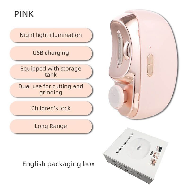 đ Hot Saleđ„3 in 1 Automatic Electric Nail Clipper with PolishingăSafe and Convenientă