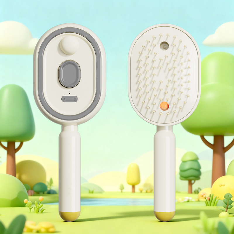 📢📢50 % OFF !! ⏰Electric Spray & Massage Hair Brush✨🔥