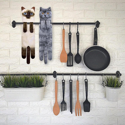 🐾🐱Funny Cat Hand Towels🎁