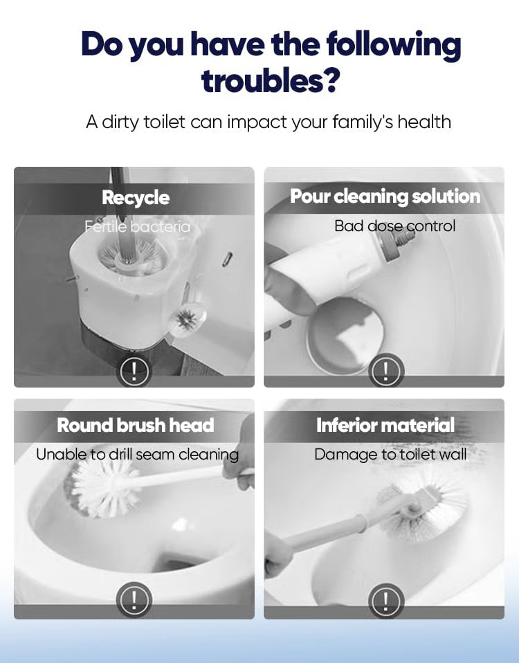 More than 50,000 units sold!🚽💦 The wonder of contactless cleaning🧽 Disposable toilet cleaning tool💦