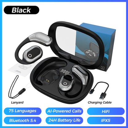 🎧🔥Newman™ AI voice translation Bluetooth headset