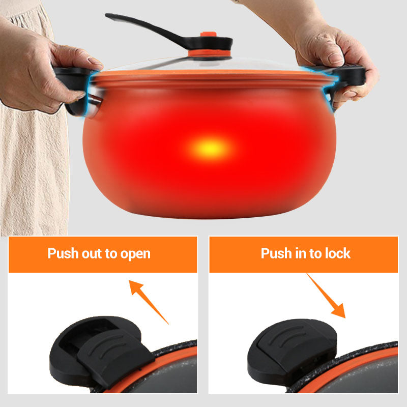 🔥Limited stock available 50% OFF🔥🧑‍🍳Chef's Picks🏆Multifunctional Large Capacity Non-stick Pressure Cooker