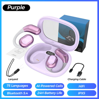 🎧🔥Newman™ AI voice translation Bluetooth headset