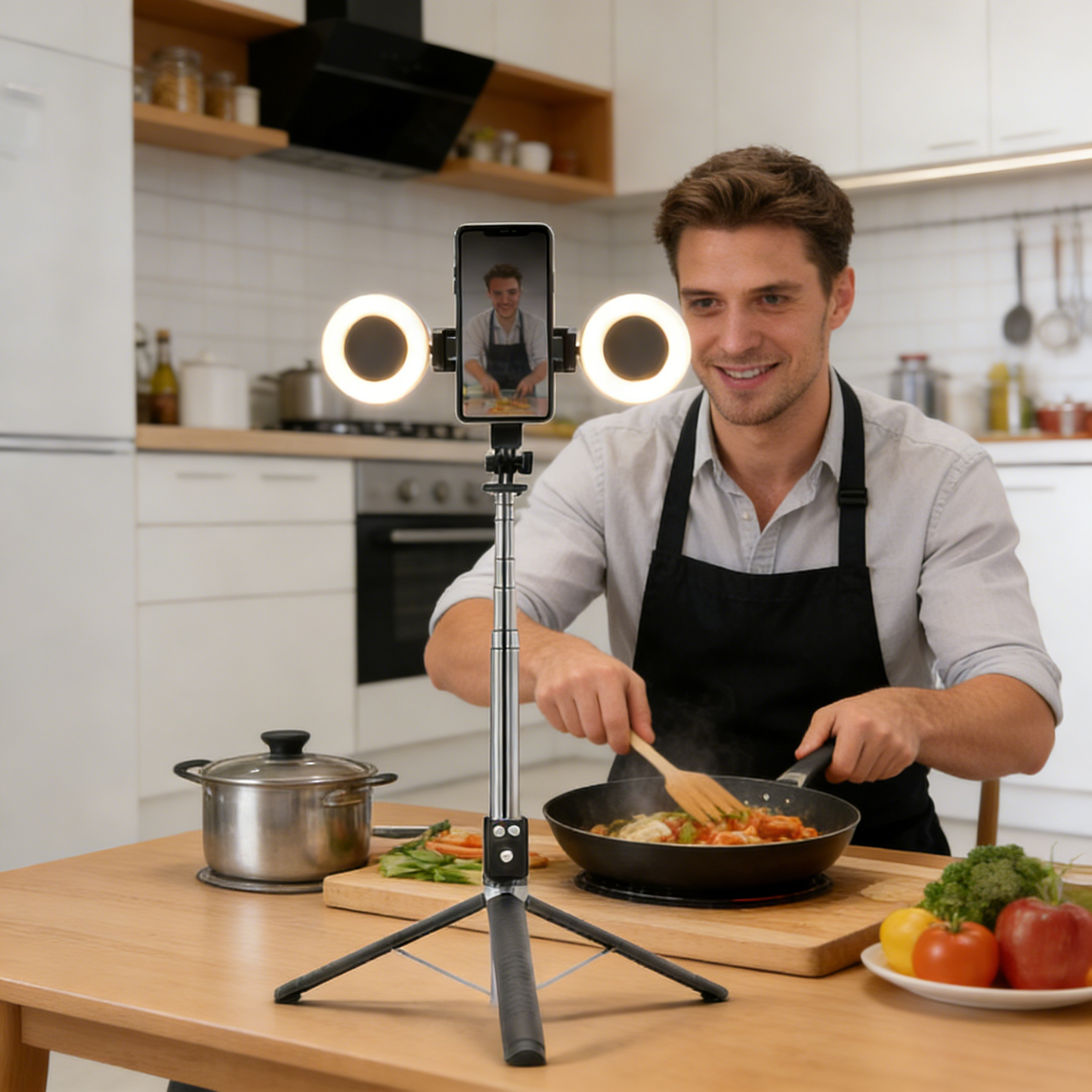 🎁Hot Sale 50% OFF⏳New 6 in 1 Bluetooth Selfie Stick