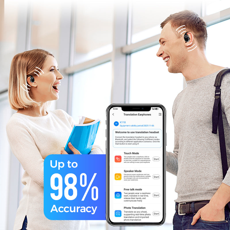 🎧🔥Newman™ AI voice translation Bluetooth headset