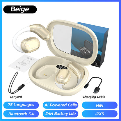 🎧🔥Newman™ AI voice translation Bluetooth headset