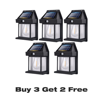 🎉50% OFF🎉SOLAR WALL LIGHT💡-Motion Sensor & Weatherproof, Automatic Dusk to Dawn Operation, Easy Installation for Garden and Pathway🌟