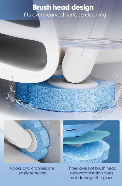 More than 50,000 units sold!🚽💦 The wonder of contactless cleaning🧽 Disposable toilet cleaning tool💦