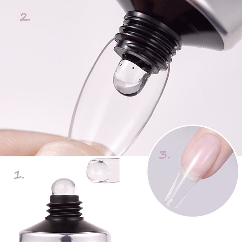 🔥30% OFF🔥Magic Solid Nail Glue Kit 3-In-1 Nail Art Kits