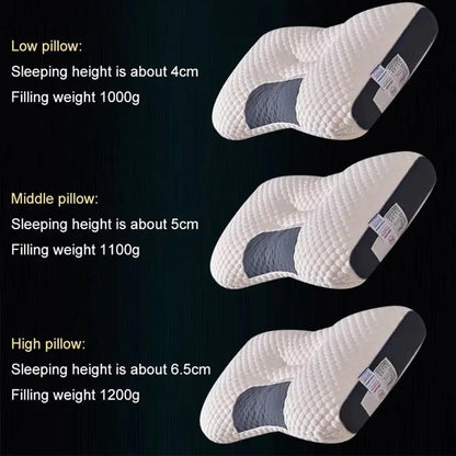 ✨2025 Antibacterial Neck Support Sleep-Aid Massage Pillow