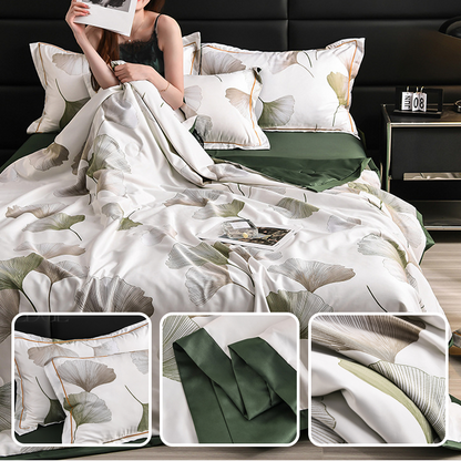❄️Must-have bedding in summer❄️Cooling Breathable Floral Bed Sheet (4-Piece Set)