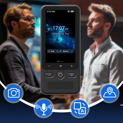 📢📢 50% OFF!! ⏰📲 2-in-1 Portable Translation Device – Real-time translation🥳