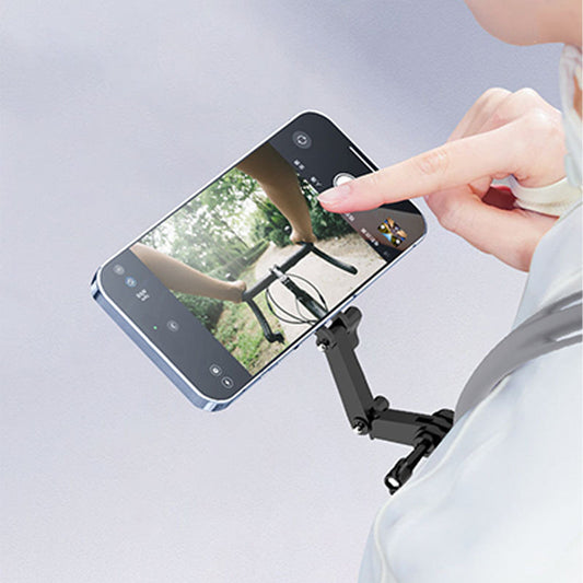 Magnetic Neck Phone Holder for Hands-Free Recording