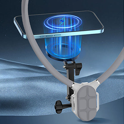 Magnetic Neck Phone Holder for Hands-Free Recording