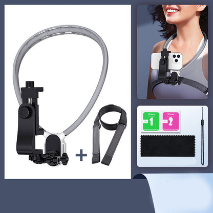 Magnetic Neck Phone Holder for Hands-Free Recording