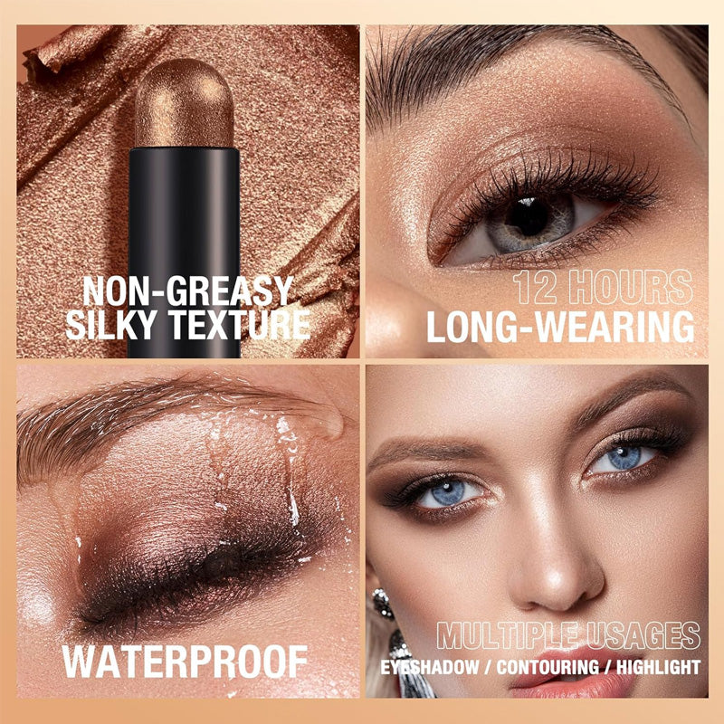 🎅ONLY TODAY -$ 17.98 FOR 8 PCS!!🎄50K+ SOLD! 🎁✨8 Colors Glitter Eyeshadow Stick Waterproof & Long-Wearing & Multi-Use