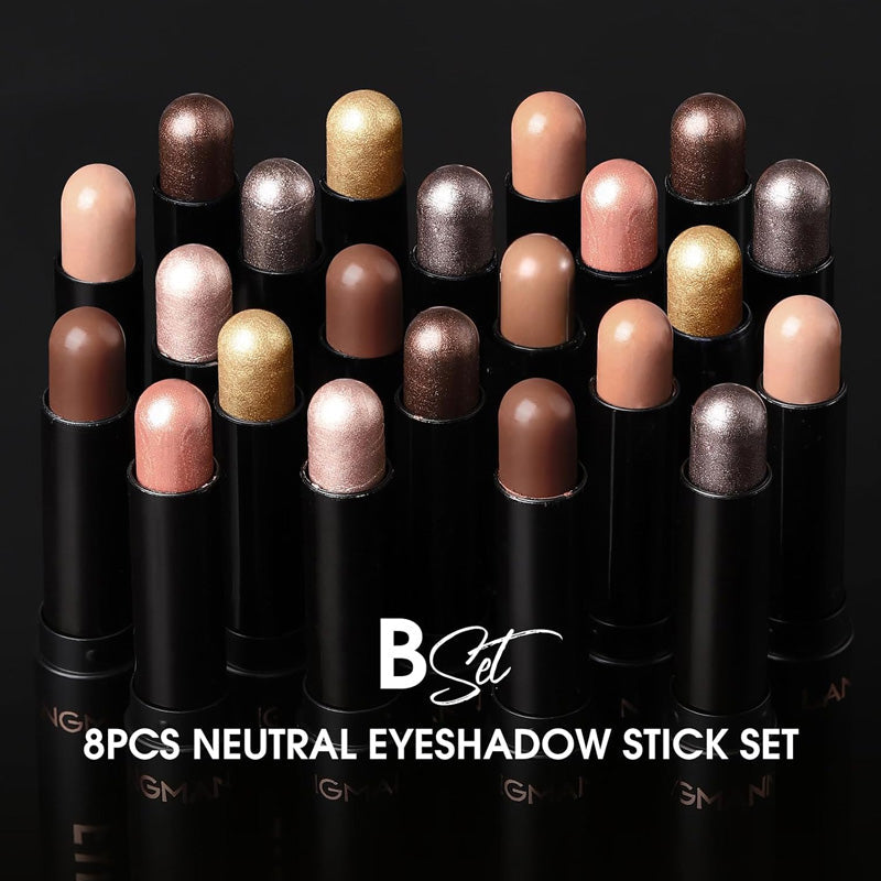 🎅ONLY TODAY -$ 17.98 FOR 8 PCS!!🎄50K+ SOLD! 🎁✨8 Colors Glitter Eyeshadow Stick Waterproof & Long-Wearing & Multi-Use