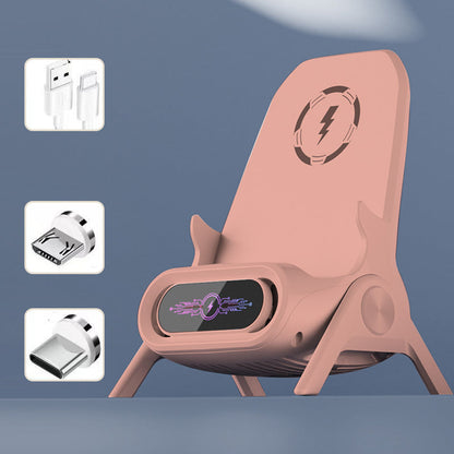 ⚡Wireless Fast Charger Phone Stand | Year-End Mega Upgrade Launch | Qi-Certified for Phone & Earbuds, Adjustable Viewing Angle | All-in-One Desk Organizer 🚀✨
