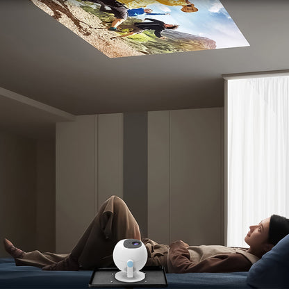 360° Portable Smart HD Projector