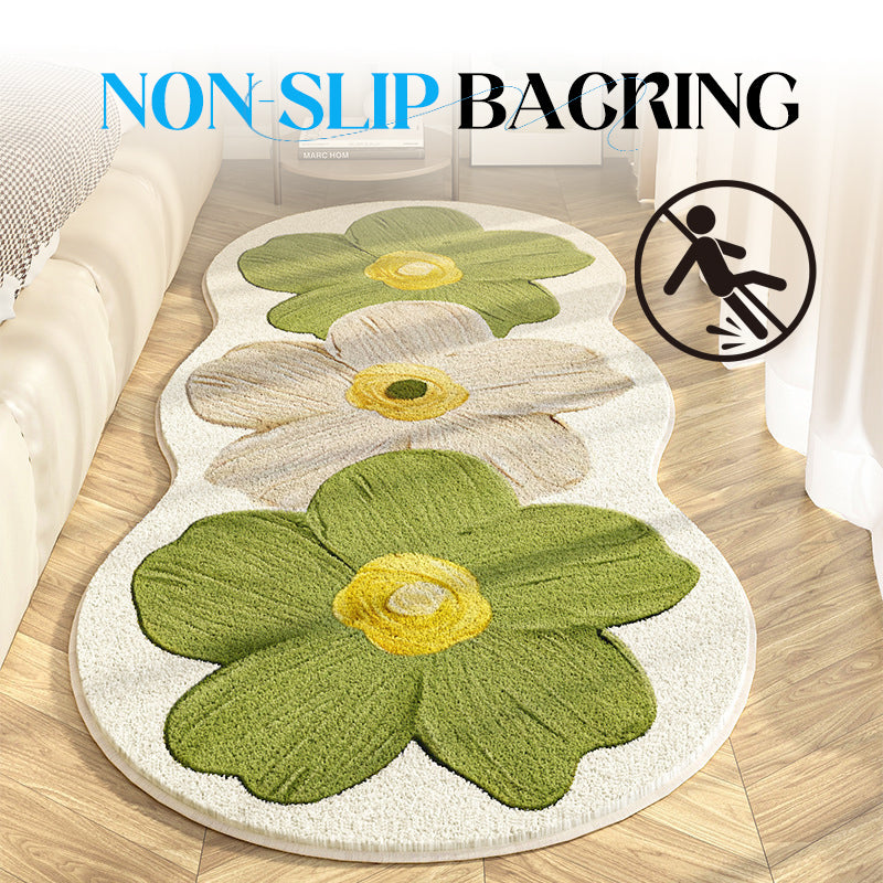 📢📢50 % OFF !!🎅Soft Irregular Flower Pattern Rug