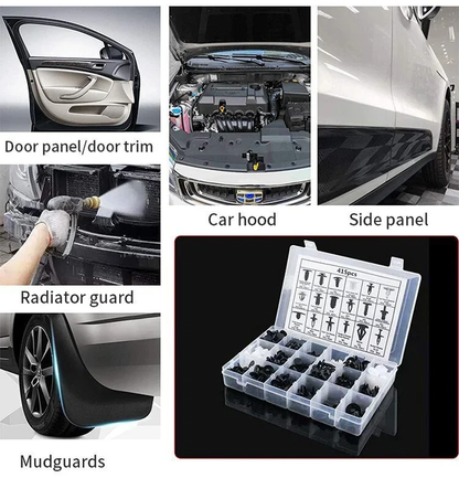 🎁 BUY 3 GET 1 FREE! ⚙️ 100pcs Universal Expansion Screw Clips Set – Multi-Size, Strong Grip & Easy Installation 🛠️🚗