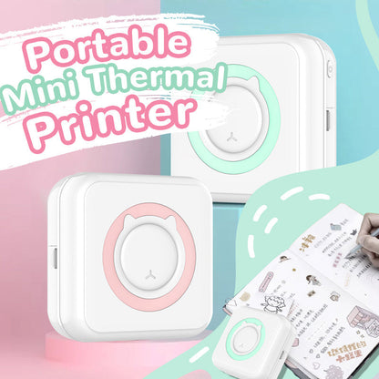 🔥Christmas Early Sale 50% off🔥【Print anytime, anywhere】Hot selling portable mini thermal printer