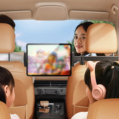 💎 50% OFF! 💎 Tri-Axis Tablet Holder for Car Headrest – 360° Rotation, Fits 4.7–12.9", Universal & Kid-Friendly 🚗