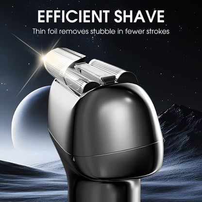 💎 50% OFF! 💎 Men’s Rechargeable Foil Electric Shaver – 3D Tilt Head, IPX6 Waterproof & USB-C Fast Charging ⚡🪒