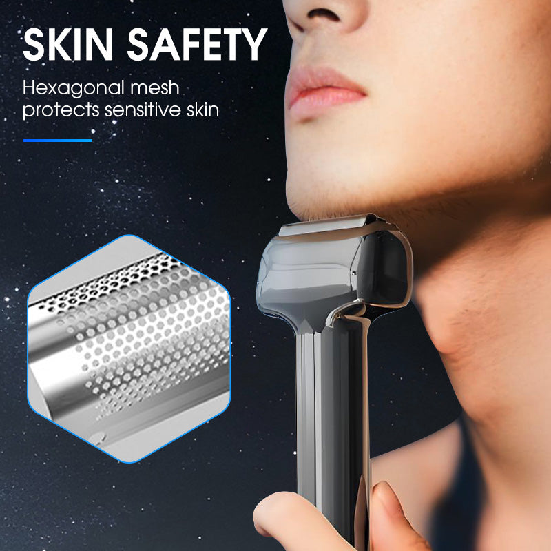 💎 50% OFF! 💎 Men’s Rechargeable Foil Electric Shaver – 3D Tilt Head, IPX6 Waterproof & USB-C Fast Charging ⚡🪒