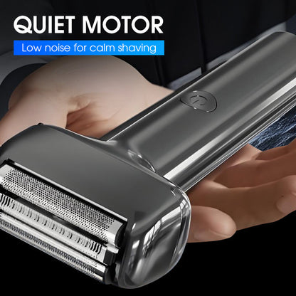 💎 50% OFF! 💎 Men’s Rechargeable Foil Electric Shaver – 3D Tilt Head, IPX6 Waterproof & USB-C Fast Charging ⚡🪒