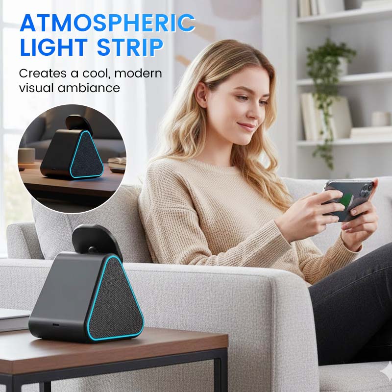 Magnetic Wireless Charger with Bluetooth Speaker