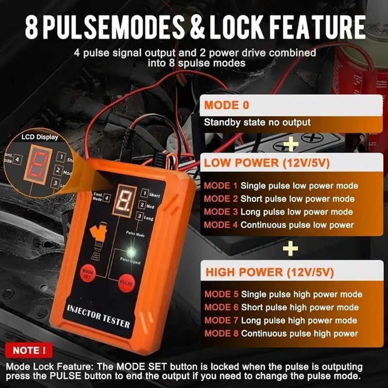 ⏱️ 2026 Bestseller | Diagnose & Clean in Minutes | 4-Mode Injector Tester 💨【Hot Sale】