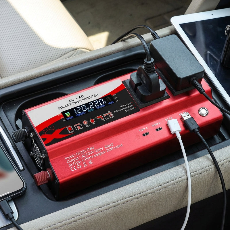 🔥55% OFF!🚗⚡Multi-Port Power Inverter for Car