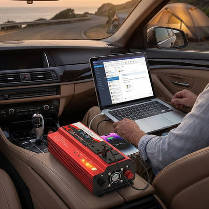 🔥55% OFF!🚗⚡Multi-Port Power Inverter for Car