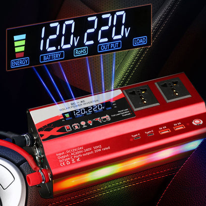 🔥55% OFF!🚗⚡Multi-Port Power Inverter for Car