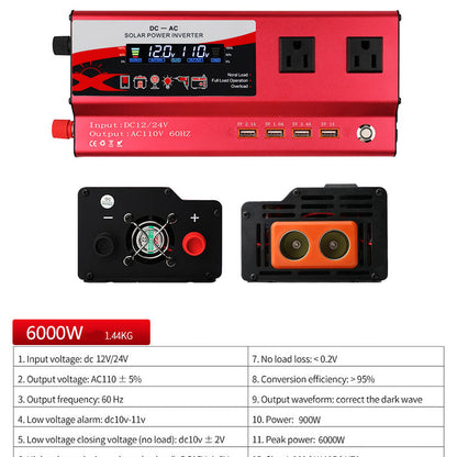 🔥55% OFF!🚗⚡Multi-Port Power Inverter for Car