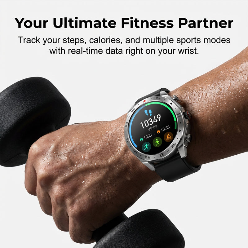 2-in-1 Smartwatch with Built-in TWS Earbuds