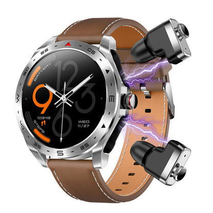 2-in-1 Smartwatch with Built-in TWS Earbuds