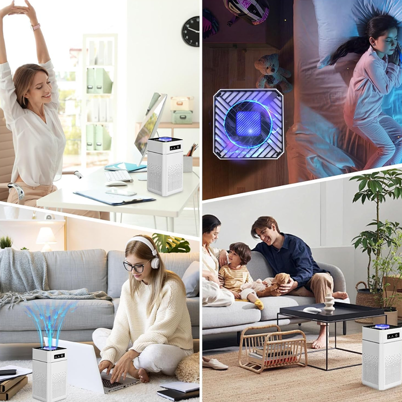🌿💨 Home Air Purifier – All-around protection 🛡️🏠 for fresh and clean indoor air, ideal for combating allergens, dust, and odors. 🎁
