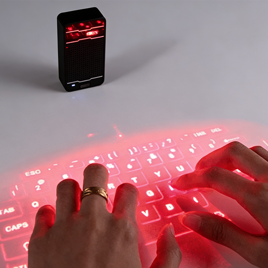 Portable Laser Projection Virtual Keyboard